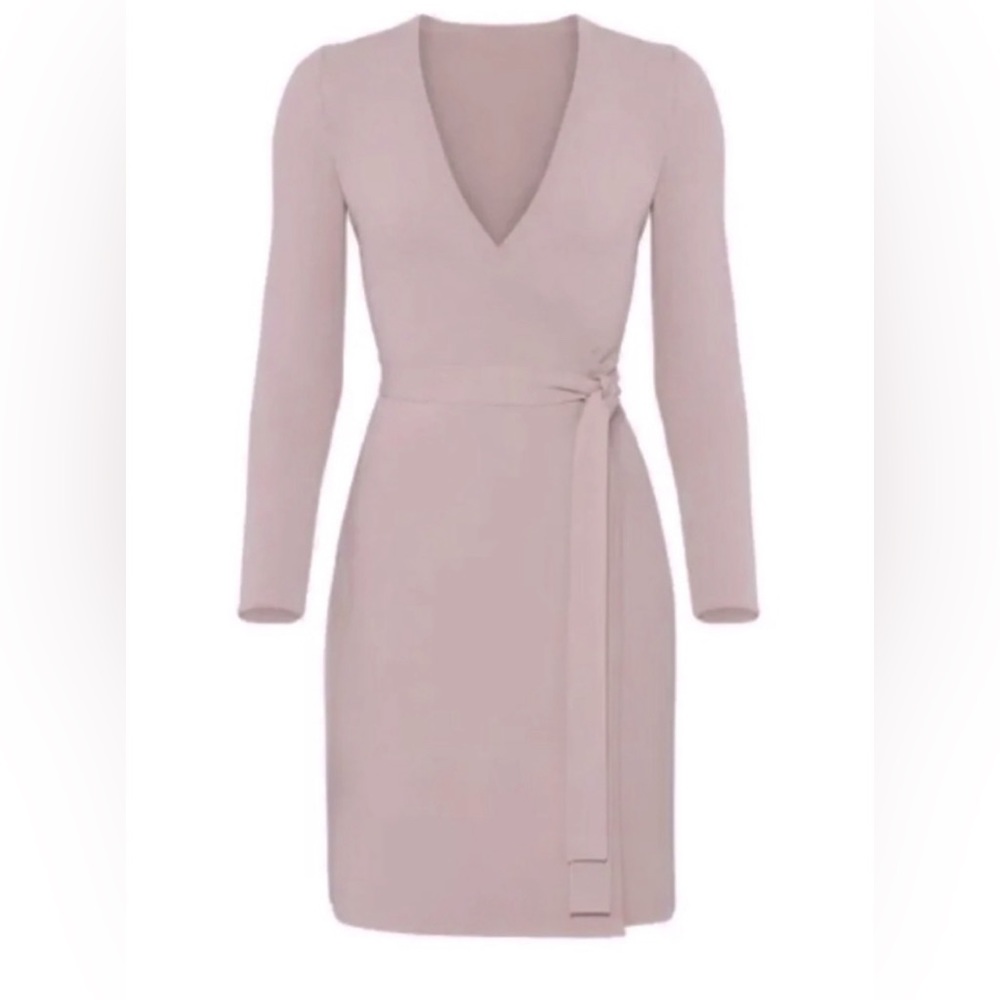 Diane Von Furstenberg Mauve Wrap Dress